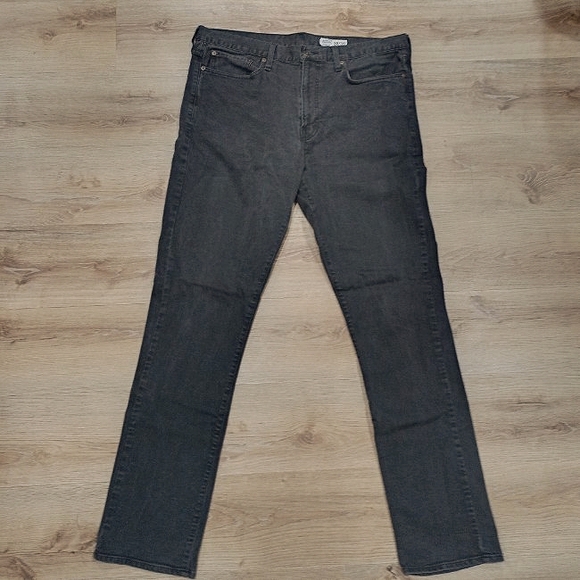 Men's Cremieux Brand Premium Denim Straight Leg Black Jeans - Picture 1 of 10